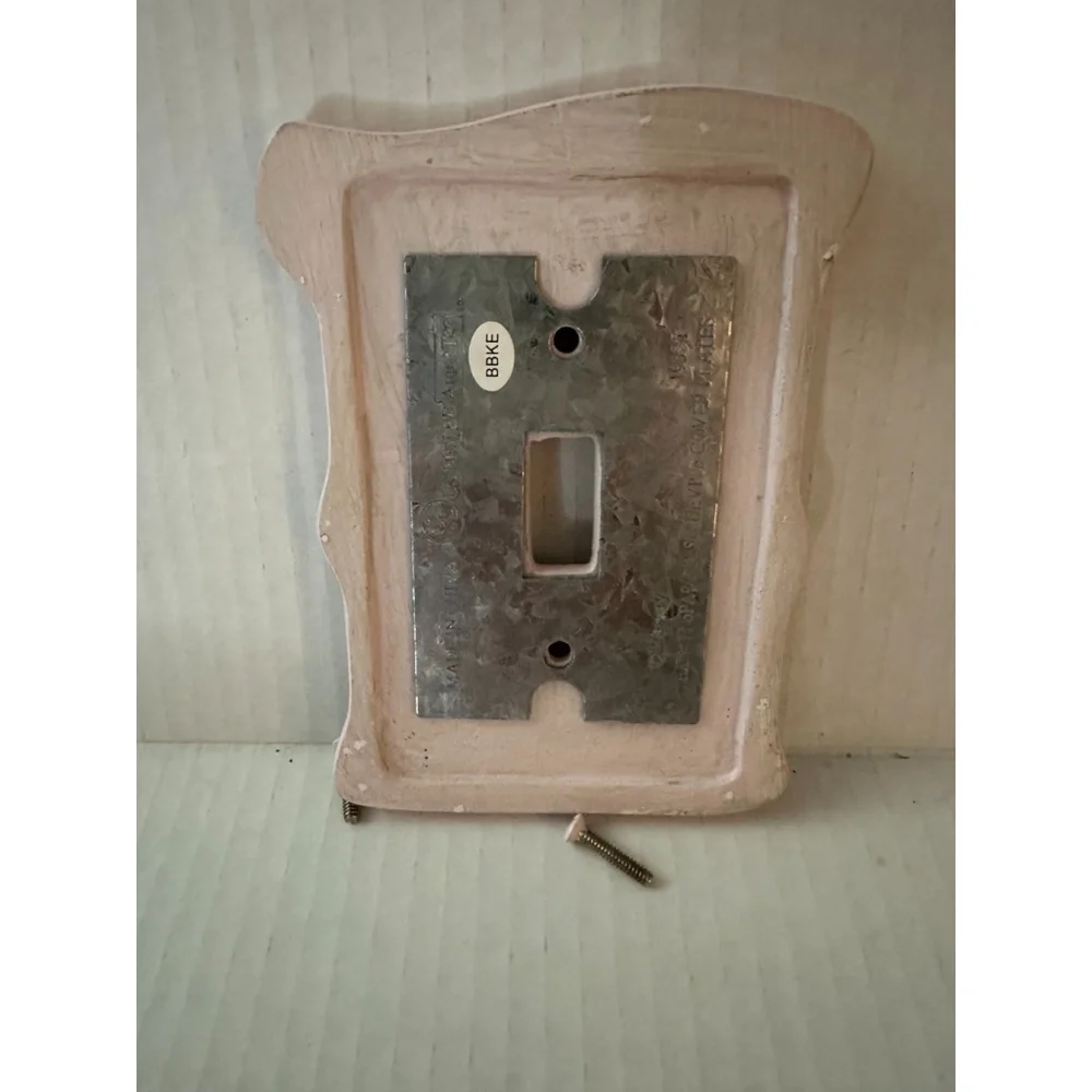 Princess Pink Decorative Light Switch Cover Plate Kids Room Floral Butterfly Wal